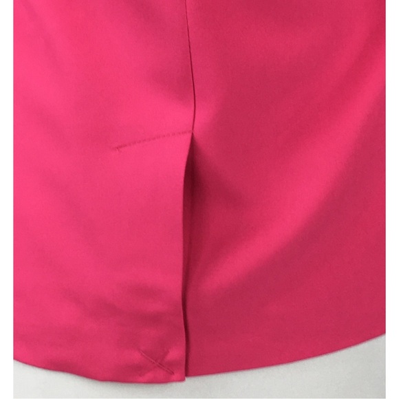 Versona Hot Pink Double Breast Gold Button Waist Length Blazer size X-Small - Picture 12 of 15